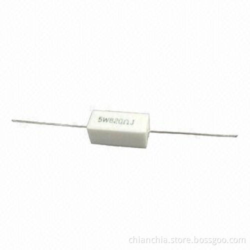 Cement resistors, can be used on motor controllers, auto applications, power electronics circuits